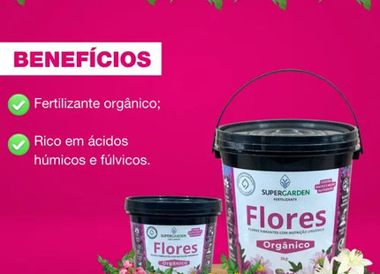 Imagem do produto Fertilizante Supergarden Flores, tipo Fertilizante, marca Supergarden.