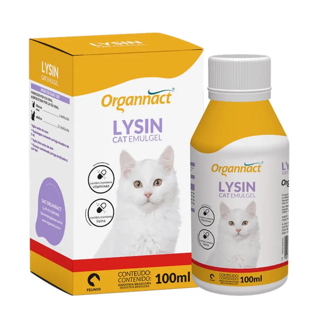 Organnact Lysin Cat — Suplemento para Gatos