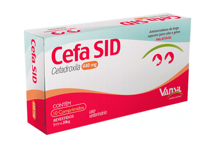 Antibiótico Suprimed Cefa Sid 440mg para Cães