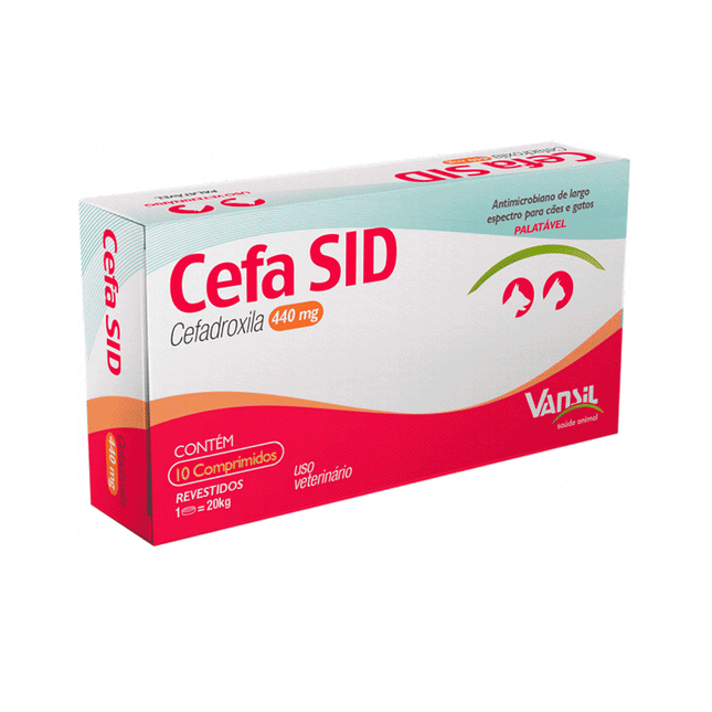 Antibiótico Suprimed Cefa Sid 440mg para Cães