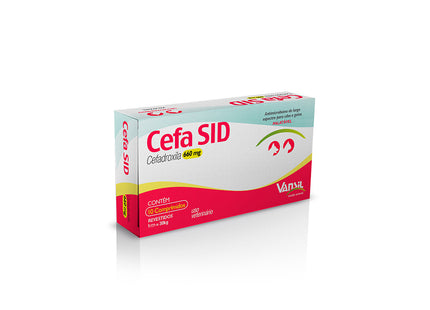 Antibiótico Suprimed Cefa Sid 660mg para Cães