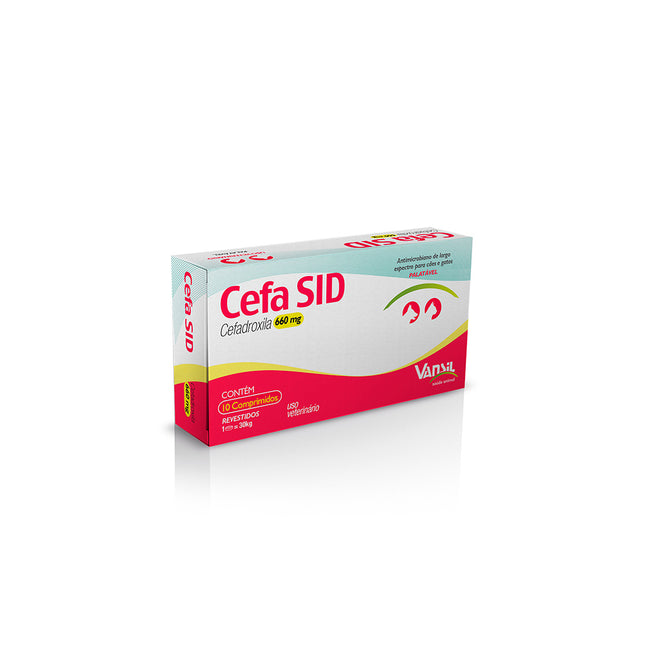 Antibiótico Suprimed Cefa Sid 660mg para Cães