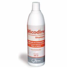 Imagem do produto Shampoo Dermatológico Syntec Micodine 500ml para Cachorros e Gatos, tipo Shampoo Dermatológico, marca Syntec.