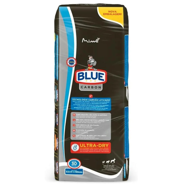 Tapete Higiênico Blue Carbon 82 cm x 60 cm (30 un)