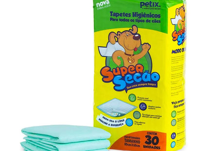 Tapete Higiênico Petix Super Secão 80×60 cm – Embalagens com 14 ou 30 un.