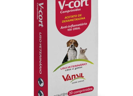 Anti-inflamatório Elanco V-Cort 200mg para Cães