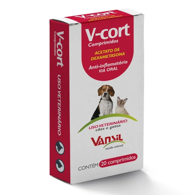 Anti-inflamatório Elanco V-Cort 200mg para Cães