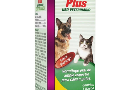 Vermex Plus 20 ml – Vermífugo Oral para Cães e Gatos