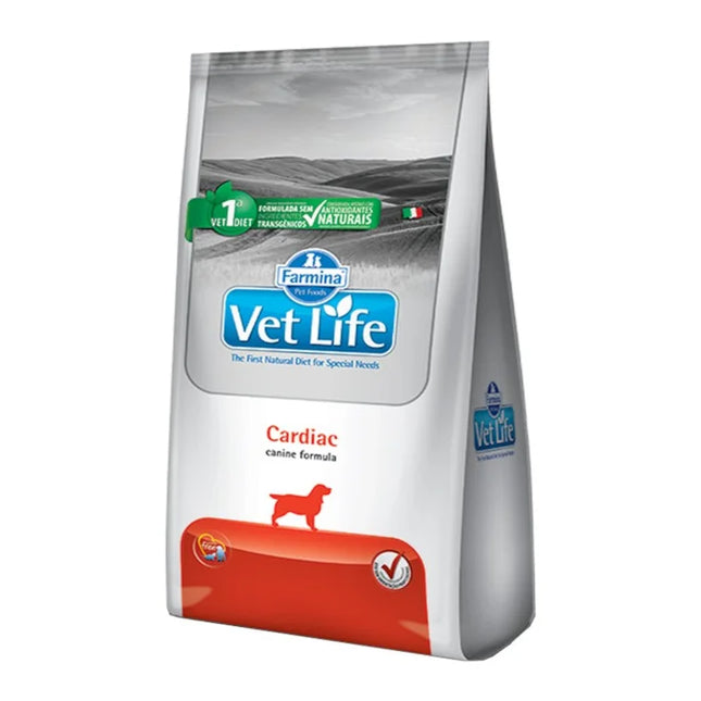 Imagem do produto Ração Seca Medicamentosa Vet Life Cardiac para Cachorros, tipo Ração Seca Medicamentosa, marca Vet Life.
