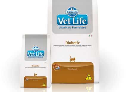 Imagem do produto Ração Seca Medicamentosa Vet Life Diabetic para Gatos, tipo Ração Seca Medicamentosa, marca Vet Life.