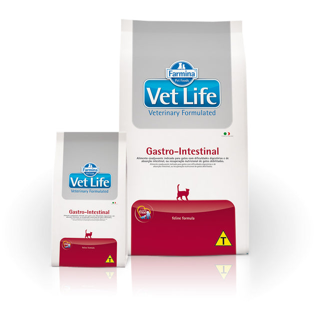 Imagem do produto Ração Seca Medicamentosa Vet Life Gastro Intestinal para Gatos, tipo Ração Seca Medicamentosa, marca Vet Life.