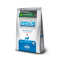 Imagem do produto Ração Seca Medicamentosa Vet Life Hypo Pork e Potato para Gatos, tipo Ração Seca Medicamentosa, marca Vet Life.
