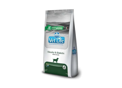 Imagem do produto Ração Seca Medicamentosa Vet Life Obesity & Diabet para Cachorros, tipo Ração Seca Medicamentosa, marca Vet Life.