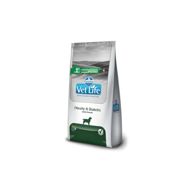 Imagem do produto Ração Seca Medicamentosa Vet Life Obesity & Diabet para Cachorros, tipo Ração Seca Medicamentosa, marca Vet Life.