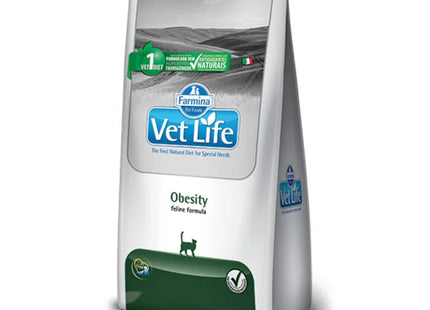 Imagem do produto Ração Seca Medicamentosa Vet Life Obesity para Gatos, tipo Ração Seca Medicamentosa, marca Vet Life.