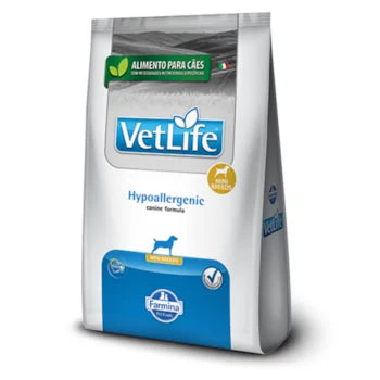 Imagem do produto Ração Seca Vet Life Hypoallergenic para Cachorros de Porte Pequeno, tipo Ração Seca, marca Vet Life.