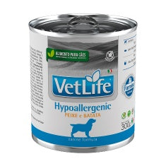 Imagem do produto Ração Úmida Medicamentosa Vet Life Hypo Peixe para Cachorros, tipo Ração Úmida Medicamentosa, marca Vet Life.