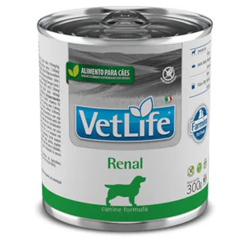 Imagem do produto Ração Úmida Medicamentosa Vet Life Renal para Cachorros, tipo Ração Úmida Medicamentosa, marca Vet Life.