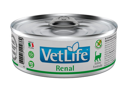 Imagem do produto Ração Úmida Medicamentosa Vet Life Renal para Gatos, tipo Ração Úmida Medicamentosa, marca Vet Life.