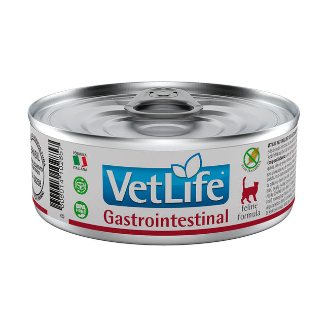 Imagem do produto Ração Úmida Vet Life Gastro para Gatos, tipo Ração Úmida, marca Vet Life.