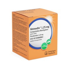 Imagem do produto Cardiológico Vetmedin 1,25mg para Cães, tipo Cardiológico, marca Vetmedin.