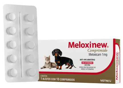 Imagem do produto Anti-inflamatório Vetnil Meloxinew 1mg para Cães, tipo Anti-inflamatório, marca Vetnil.