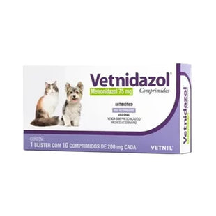 Antibiótico Vetnil Doxiciclina 100mg para Cães e Gatos