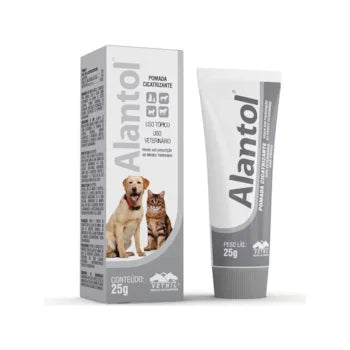 Cicatrizante Vetnil Alantol 25g para Cães e Gatos
