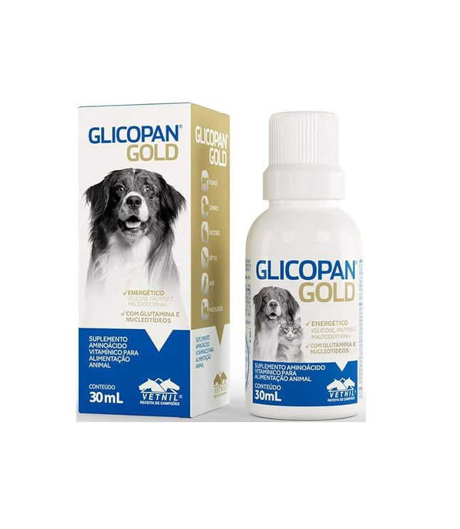 Imagem do produto Suplemento Alimentar Vetnil Glicopan para Cachorros e Gatos, tipo Suplemento Alimentar, marca Vetnil.