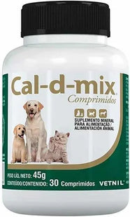 Imagem do produto Suplemento Vetnil Cal D Mix para Cães, tipo Suplemento, marca Vetnil.