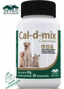 Imagem do produto Suplemento Vetnil Cal D Mix para Cães, tipo Suplemento, marca Vetnil.