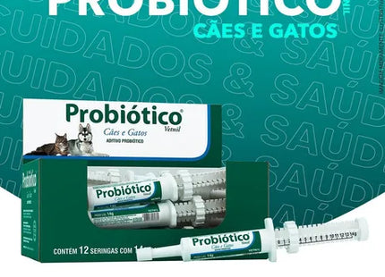 Suplemento Vetnil Probiotico 14g para Cães e Gatos