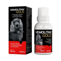 Suplemento Vitamínico Vetnil Hemolitan Gold 60ml para Cães e Gatos
