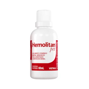 Imagem do produto Suplemento Vitamínico Vetnil Hemolitan Pet para Cachorros e Gatos, tipo Suplemento Vitamínico, marca Vetnil.