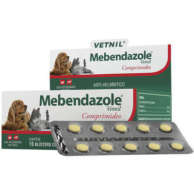 Vermífugo Vetnil Mebendazole para Cães