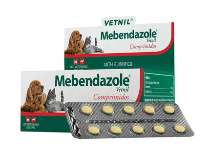 Imagem do produto Vermífugo Vetnil Mebendazole para Cães, tipo Vermífugo, marca Vetnil.