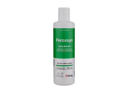 Solução Dermatológica Virbac Peroxsyn 200ml para Cães e Gatos