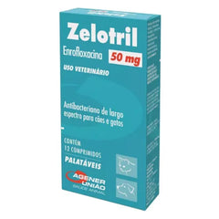 Antibiótico Super Mix Zelotril 50mg para Cães
