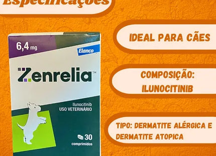 Antidepressivo Elanco Zenrelia 8,5mg para Cães
